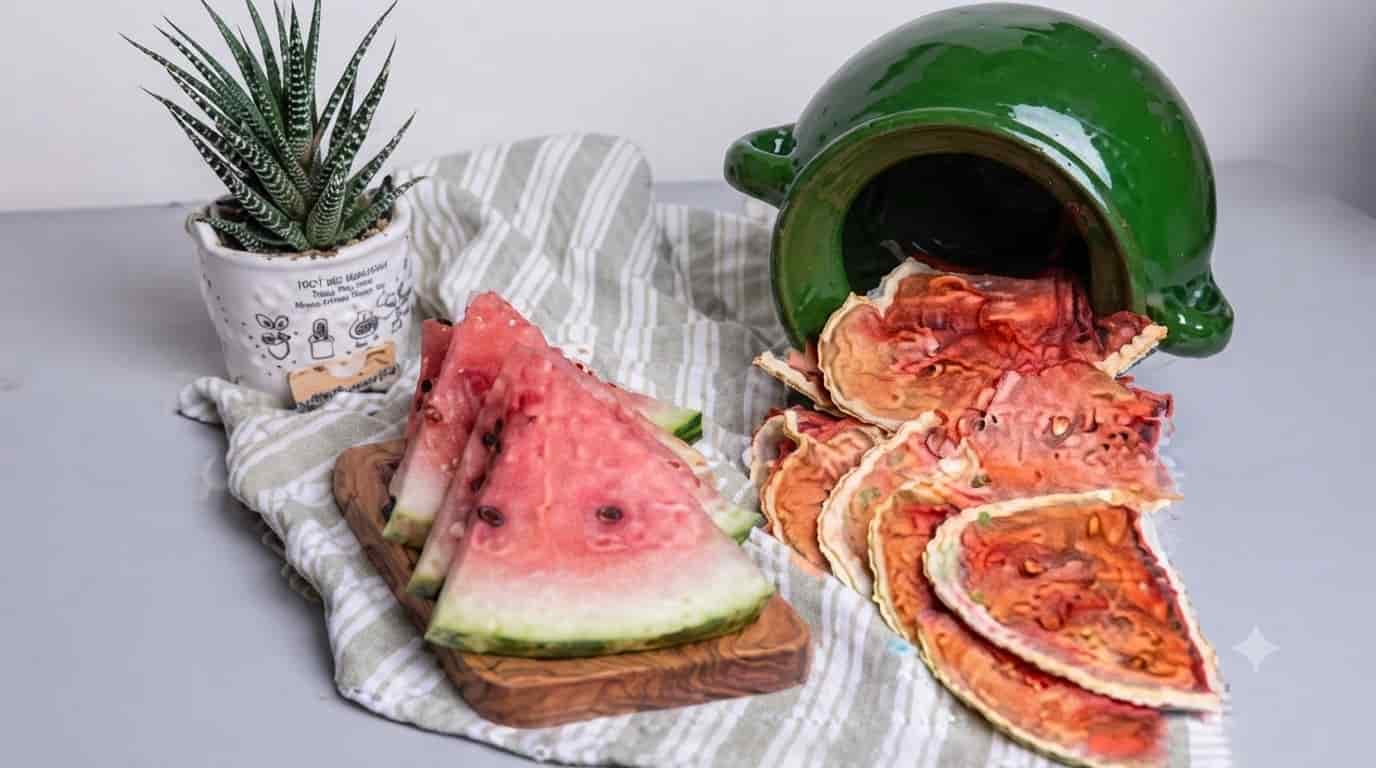 میوه خشک هندوانه انتخابی خاص برای میان وعده های سالم